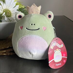 NEW🌈 Squishmallows Fenra Frog Prince Plush